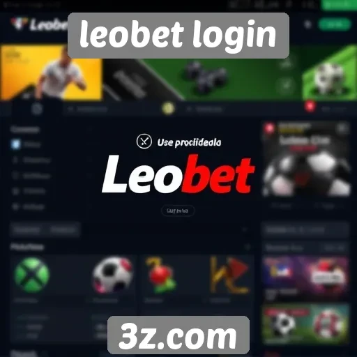 Facilidade de navegação no site leobet login